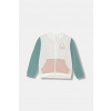 Detská bavlnená mikina United Colors of Benetton 3J70G503U.P.seasonal biela 110 Detská bavlnená mikina United Colors of Benetton 3J70G503U.P.seasonal biela 110