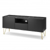 TV stolík Harmony 144 čierna grafit/mramor black TV stolík Harmony 144 čierna grafit/mramor black