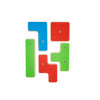 Chyty Tetris SET, 5ks Zelená Chyty Tetris SET, 5ks Zelená
