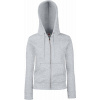 F.O.L. | Premium Lady-Fit Hooded Jacket, Dámska mikina s kapucňou, sivá Heather, XS F.O.L. | Premium Lady-Fit Hooded Jacket, Dámska mikina s kapucňou, sivá Heather, XS
