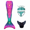 Kuaki Mermaids Plutva a plavky Star Pink S Kuaki Mermaids Plutva a plavky Star Pink S