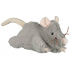 Plyšová myš šedá, robustná 15 cm