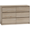 Zásuvka na komoda 6 zásuviek 120 cm dub Sonoma Karo K120 (Zásuvka na komoda 6 zásuviek 120 cm dub Sonoma Karo K120) Zásuvka na komoda 6 zásuviek 120 cm dub Sonoma Karo K120 (Zásuvka na komoda 6 zásuviek 120 cm dub Sonoma Karo K120)