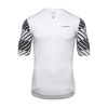 GORE Cyklistický dres s krátkym rukávom - SWIFTRIDE OPTICAL - biela/čierna XL GORE Cyklistický dres s krátkym rukávom - SWIFTRIDE OPTICAL - biela/čierna XL