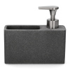 Dávkovač na mydlo a saponát TEANA grafitový 17x16 cm HOMLA sivý Dávkovač na mydlo a saponát TEANA grafitový 17x16 cm HOMLA sivý