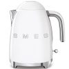 Smeg KLF03WHEU, rychlovarná konvice, 1,7 l, (7 šálků), 2400 W, styl 50. let, bílá Smeg KLF03WHEU, rychlovarná konvice, 1,7 l, (7 šálků), 2400 W, styl 50. let, bílá