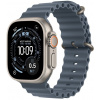 Apple Hodinky Ultra 3 GPS + Cellular 49mm, přírodní titanové pouzdro, tmavě modrý oceánský řemínek Apple Hodinky Ultra 3 GPS + Cellular 49mm, přírodní titanové pouzdro, tmavě modrý oceánský řemínek