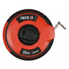 Yato Pásmo měřící, ocelové, 50m, 13mm Yato Pásmo měřící, ocelové, 50m, 13mm