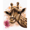 ZUTY Maľovanie podľa čísel ŽIRAFA S GERBEROU Rámovanie bez rámu a bez vypnutia plátna Rozmer 80x100 cm ZUTY Maľovanie podľa čísel ŽIRAFA S GERBEROU Rámovanie bez rámu a bez vypnutia plátna Rozmer 80x100 cm