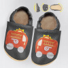 Detské barefoot papuče kaučuk hasič čierne do škôlky 24/25 Detské barefoot papuče kaučuk hasič čierne do škôlky 24/25