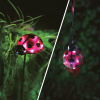 Solárna lampa - lienka - zapichovateľné / štipec - červená - 15 x 7 x 16 cm - 6 LED Solárna lampa - lienka - zapichovateľné / štipec - červená - 15 x 7 x 16 cm - 6 LED