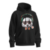 Sablio Mikina s potlačou Panda - černá 2XL Sablio Mikina s potlačou Panda - černá 2XL
