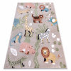 Dywany Łuszczów Koberec FUN Africa pre deti, zvieratká, Afriky béžová 180x270 cm Dywany Łuszczów Koberec FUN Africa pre deti, zvieratká, Afriky béžová 180x270 cm
