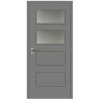 Doornite CPL-Premium laminátové DOMINANT 2 SKLO Prachovo šedá interiérové dvere, DTD CPLP-DOMIN2S-PrSeda Doornite CPL-Premium laminátové DOMINANT 2 SKLO Prachovo šedá interiérové dvere, DTD CPLP-DOMIN2S-PrSeda