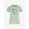 Tričko s potlačou dámske Fjallraven Fjallblomster Fox T-shirt - soft jade Tričko s potlačou dámske Fjallraven Fjallblomster Fox T-shirt - soft jade