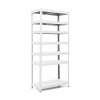 Policový regál Trestles RH 2200x900x450, nosnosť 1750 kg, 7 políc Farba: biela, Typ police: biela HDF 5 mm Policový regál Trestles RH 2200x900x450, nosnosť 1750 kg, 7 políc Farba: biela, Typ police: biela HDF 5 mm