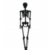 Dekorácia Čierny SKELET Človeka KOSTRA Kostra Halloween Party 90cm Dekorácia Čierny SKELET Človeka KOSTRA Kostra Halloween Party 90cm