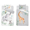 Detexpol obliečky Zvieratká sivé 100 x 135 , 40 x 60 cm Detexpol obliečky Zvieratká sivé 100 x 135 , 40 x 60 cm