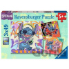 RAVENSBURGER Disney Stitch 3x49 dielov RAVENSBURGER Disney Stitch 3x49 dielov