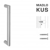 MP KOVANIE FT - MADLO K02 Ø 25 mm UN Povrch: BN - brúsená nerez, Prevedenie: kus, Dĺžka: Dĺžka 1225 mm / Rozteč 1200 mm MP KOVANIE FT - MADLO K02 Ø 25 mm UN Povrch: BN - brúsená nerez, Prevedenie: kus, Dĺžka: Dĺžka 1225 mm / Rozteč 1200 mm