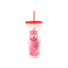 Liverpool FC Chladiaci pohár so slamkou Liverpool FC, plast, 600 ml Liverpool FC Chladiaci pohár so slamkou Liverpool FC, plast, 600 ml