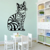 Mačka princezná - vinylová samolepka na stenu 80x55cm Mačka princezná - vinylová samolepka na stenu 80x55cm