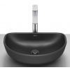 Roca Optica umývadlo 45x30 cm polokrúhly pultové umývadlo čierna A327C10080 Roca Optica umývadlo 45x30 cm polokrúhly pultové umývadlo čierna A327C10080
