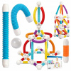 MAGNETICKÉ STAVEBNICE RÚRKY 64 KS FLEXIBILNÉ KONŠTRUKČNÉ 3D PRE DETI 3+ MAGNETICKÉ STAVEBNICE RÚRKY 64 KS FLEXIBILNÉ KONŠTRUKČNÉ 3D PRE DETI 3+