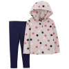 CARTER'S Set 2dielny mikina, legíny Grey Dots dievča 12m 1M011210_12M CARTER'S Set 2dielny mikina, legíny Grey Dots dievča 12m 1M011210_12M