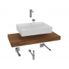 Swiss aqua technologies Koupelnová sestava SAT s deskou pod umyvadlo Dolce 100x8x50 cm dub charleston KSETDO13 Swiss aqua technologies Koupelnová sestava SAT s deskou pod umyvadlo Dolce 100x8x50 cm dub charleston KSETDO13
