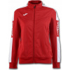 Joma Dámska tréningová bunda JACKET CHAMPIONSHIP IV RED-WHITE WOMAN Veľkosť: M Joma Dámska tréningová bunda JACKET CHAMPIONSHIP IV RED-WHITE WOMAN Veľkosť: M