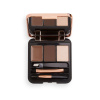 Makeup Revolution Brow Sculpt Kit sada pre dokonalé obočie Dark 2,2 g Makeup Revolution Brow Sculpt Kit sada pre dokonalé obočie Dark 2,2 g