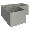 Biohort Kvetináč - zeleninový záhon Plantbox Farba: Kremeňovo-sivá metalíza, Rozmer: L2x1 201x201x77 Biohort Kvetináč - zeleninový záhon Plantbox Farba: Kremeňovo-sivá metalíza, Rozmer: L2x1 201x201x77
