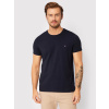 Tommy Hilfiger pánske tmavo modré tričko MW0MW27539 XL Tommy Hilfiger pánske tmavo modré tričko MW0MW27539 XL