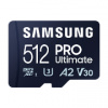 Samsung PRO Ultimate/micro SDXC/512GB/UHS-I U3 / Class 10/+ Adaptér/Modrá Samsung PRO Ultimate/micro SDXC/512GB/UHS-I U3 / Class 10/+ Adaptér/Modrá