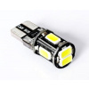 LED AUTO ŽIAROVKA 5W T10 W5W CANBUS 6 SMD5630, STUDENÁ BIELA LED AUTO ŽIAROVKA 5W T10 W5W CANBUS 6 SMD5630, STUDENÁ BIELA