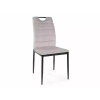 Signal Zamatová jedálenská stolička Rip svetlosivá Signal Zamatová jedálenská stolička Rip svetlosivá