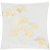 Obliečka na vankúš - 40x40cm - zlaté listy na bielej Obliečka na vankúš - 40x40cm - zlaté listy na bielej