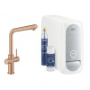 Grohe Blue Home štartovacia súprava s batériou v tvare L Brúsený teplý západ slnka 31454DL1 Grohe Blue Home štartovacia súprava s batériou v tvare L Brúsený teplý západ slnka 31454DL1