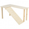 Platforma s rampou pre myšky, škrečky 47 x 25 x 30 cm, drevo Platforma s rampou pre myšky, škrečky 47 x 25 x 30 cm, drevo