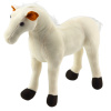LEAN TOYS Plyšový kôň, maskot, plyšová hračka, biely 40 cm x 37 cm LEAN TOYS Plyšový kôň, maskot, plyšová hračka, biely 40 cm x 37 cm