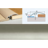 Profil AL Effector A65 vyrov. prechod. nar. 50 INOX 2,7 M Profil AL Effector A65 vyrov. prechod. nar. 50 INOX 2,7 M