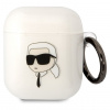 Karl Lagerfeld puzdro pre AirPods 1/2 - biele KLA2HNIKTCT Karl Lagerfeld puzdro pre AirPods 1/2 - biele KLA2HNIKTCT