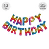 JUNIOR Balón narodeninový Happy Birthday 35 cm/13 ks, farebný JUNIOR Balón narodeninový Happy Birthday 35 cm/13 ks, farebný