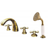 MORAVA RETRO - 5-otvorová vaňová batéria, stará mosadz (bronz) MK169.0PSM, RAV Slezák Rozměr: 1/2 MORAVA RETRO - 5-otvorová vaňová batéria, stará mosadz (bronz) MK169.0PSM, RAV Slezák Rozměr: 1/2
