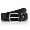 Čierny pánsky kožený opasok Pierre Cardin s elegantnou prackou Čierny pánsky kožený opasok Pierre Cardin s elegantnou prackou