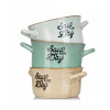 Miska keramická s ušami SOUP 500ml , mix farieb / 64302422 Miska keramická s ušami SOUP 500ml , mix farieb / 64302422