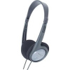 Panasonic Panasonic RP-HT090E-H, drátové sluchátka, přes hlavu, 3,5mm jack, 6,3mm jack, kabel 5m, ovládání hlasitosti, šedá