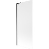 Mexen Next L vaňová zástenka 1-krídlová 80 x 150 cm, námraza, čierna - 895-080-000-03-30-70 Mexen Next L vaňová zástenka 1-krídlová 80 x 150 cm, námraza, čierna - 895-080-000-03-30-70