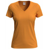 Tričko STEDMAN CLASSIC V-NECK WOMEN, oranžová, L Tričko STEDMAN CLASSIC V-NECK WOMEN, oranžová, L
